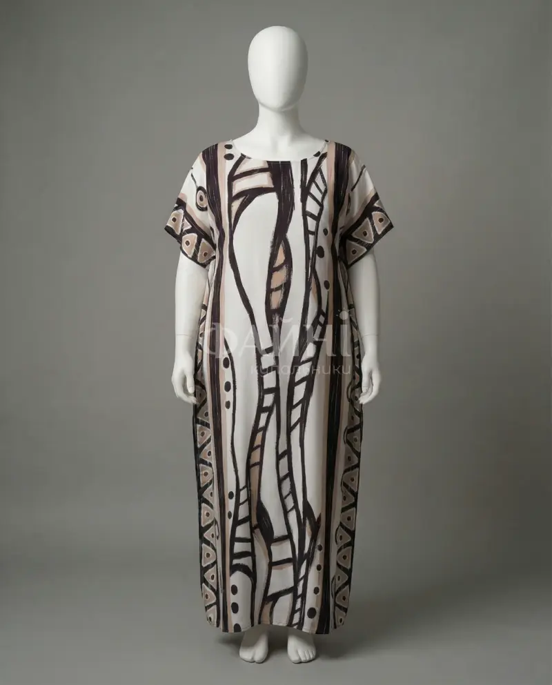 Максі туніка з принтом