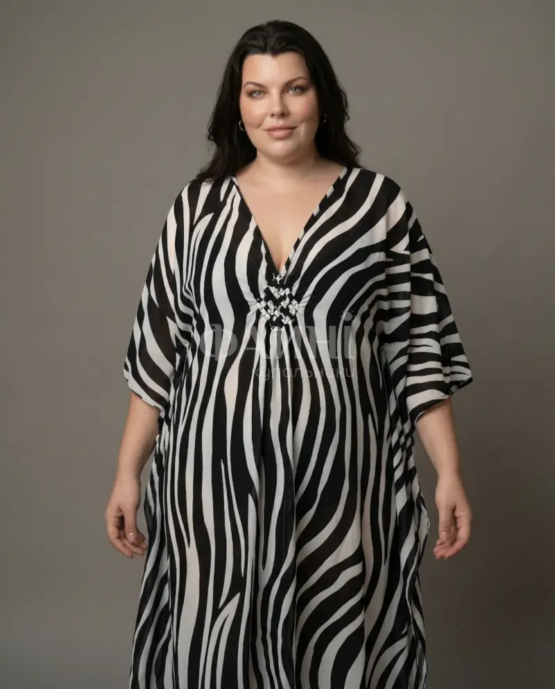 Туніка "Зебра" з натурального штапелю