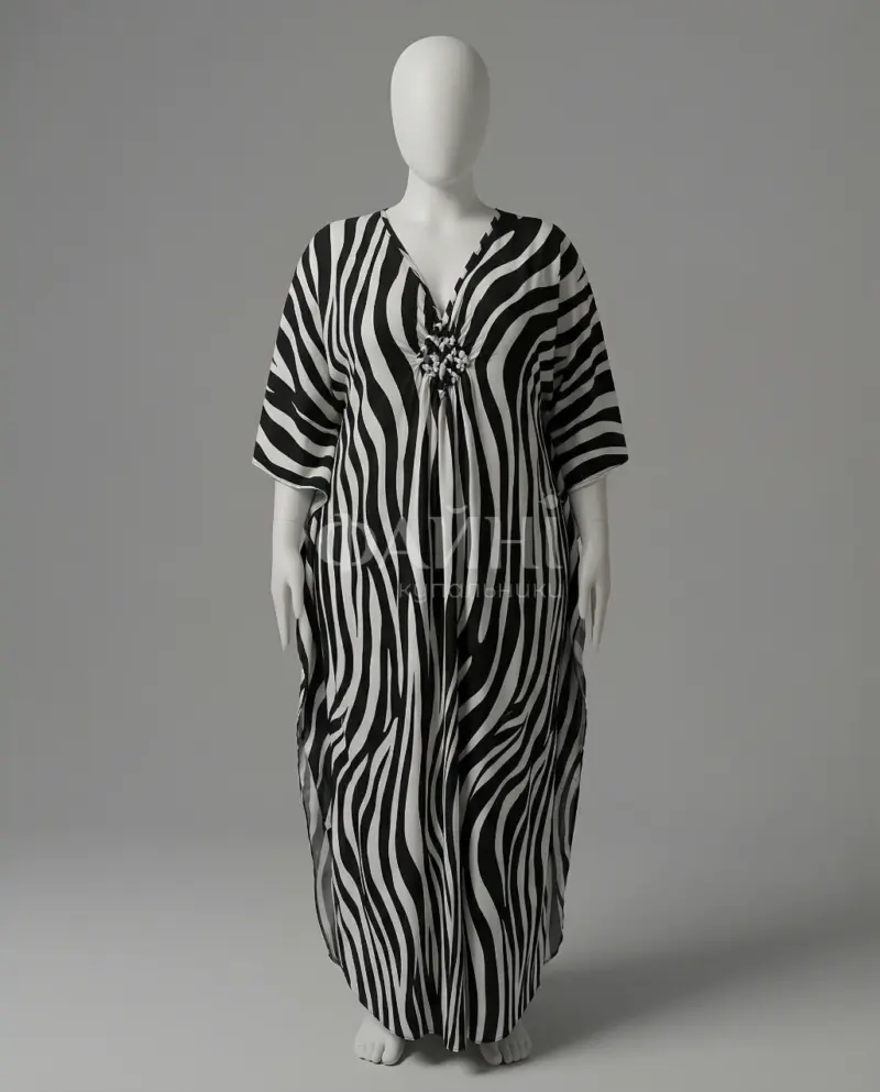 Туніка "Зебра" пляжна максі