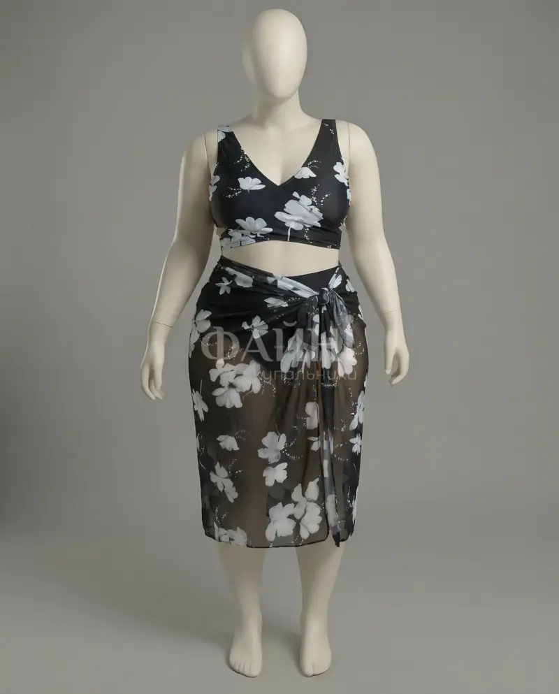 kupalniki_com_ua_423-03-30 Чорно-білий купальник з квітковим принтом на манекені