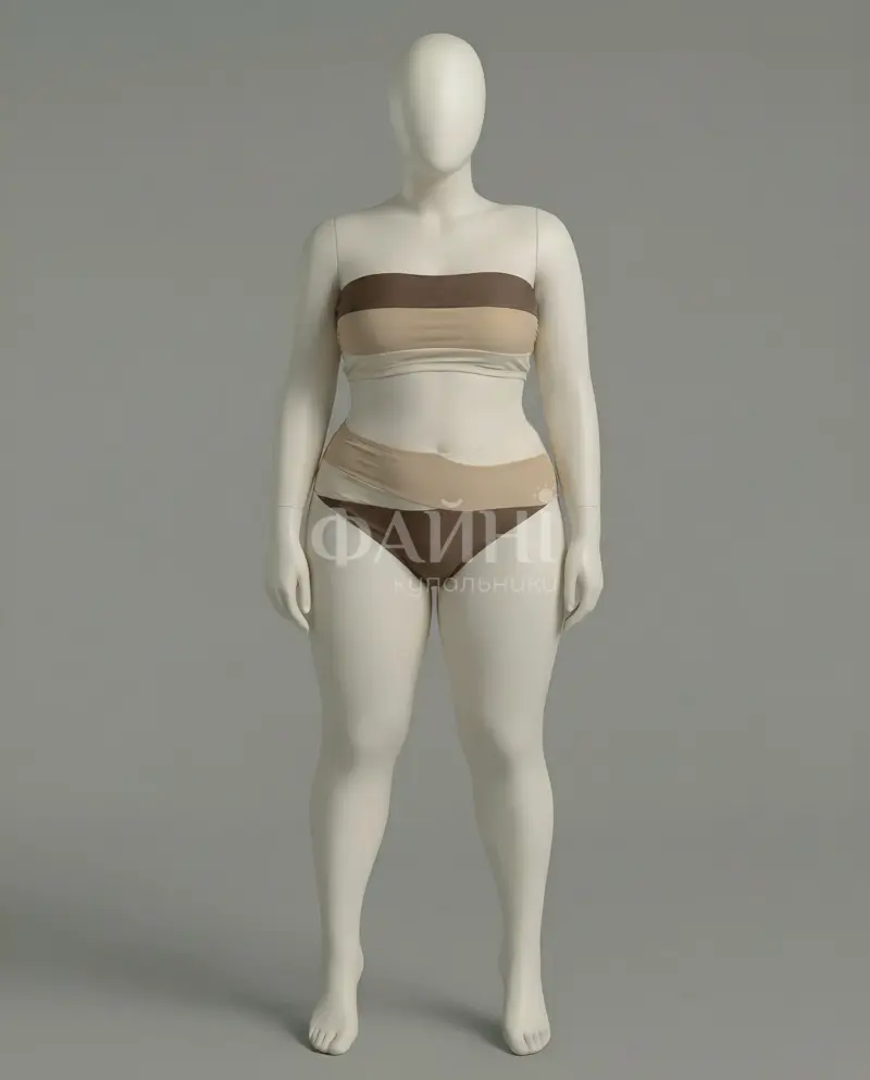 kupalniki_com_ua_433-02-26 Манекен у купальнику з коричневими смугами