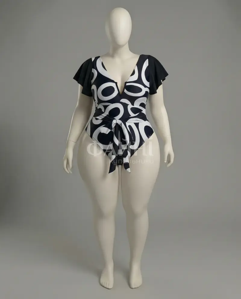 kupalniki_com_ua_434-01-21 Чорно-білий купальник на манекені