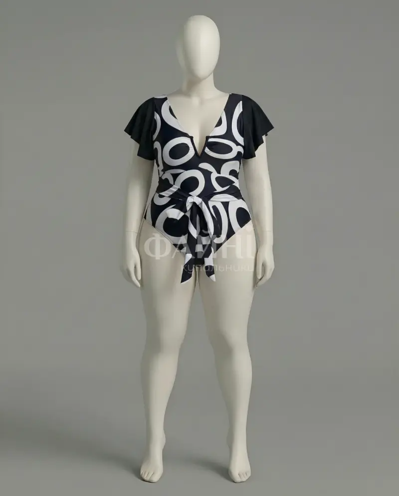 kupalniki_com_ua_434-01-24 Чорно-білий купальник на манекені