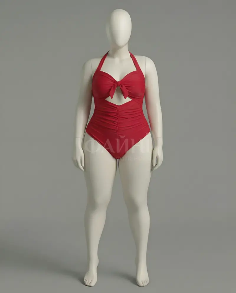 kupalniki_com_ua_436-03-30 Red women's swimwear on mannequin