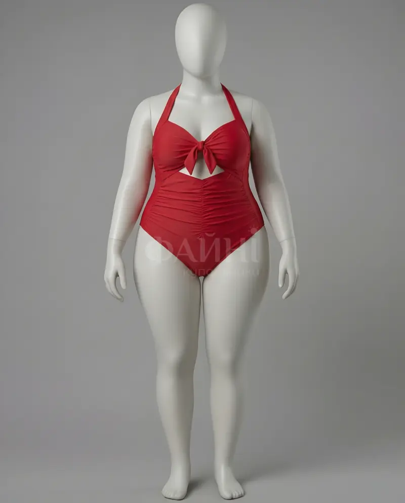 kupalniki_com_ua_436-03-32 Червоний купальник на манекені
