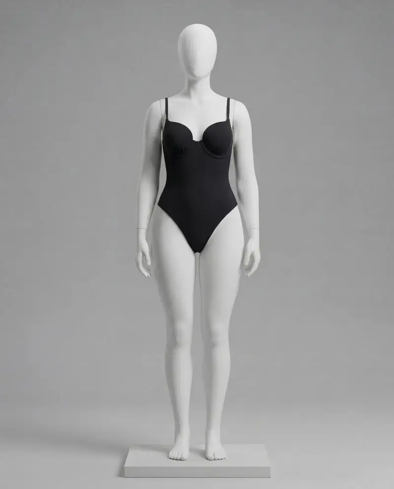 Kupalniki_com_ua 702 08 19 1 Чорний купальник-боді на манекені