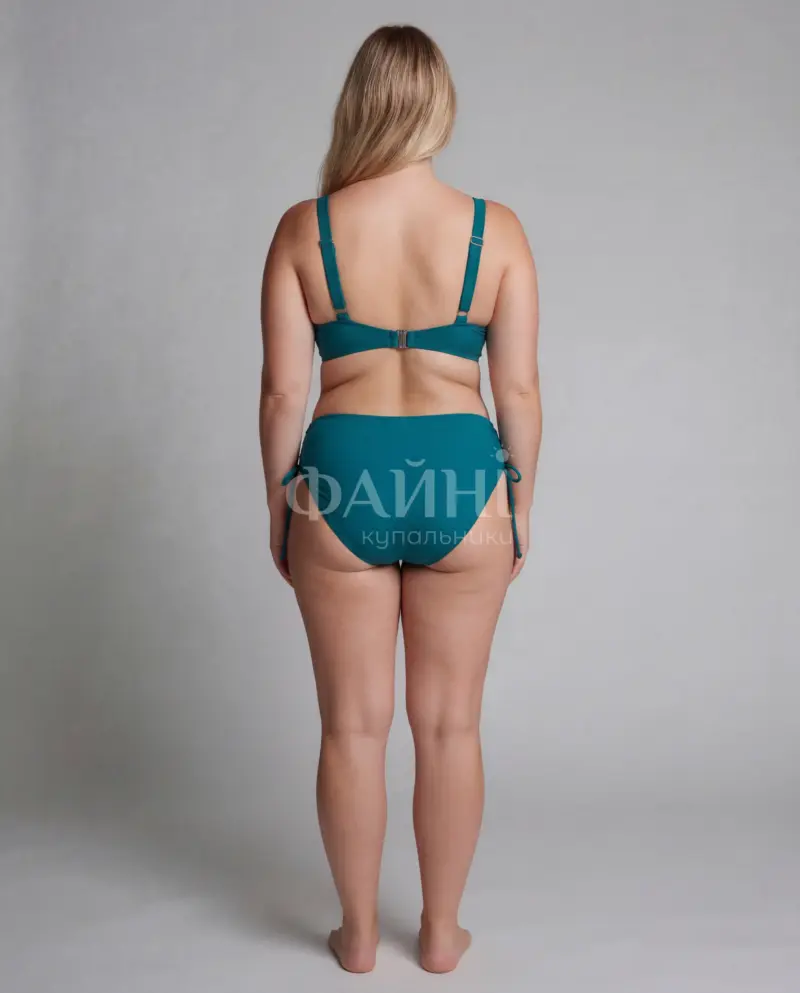 **Бірюзовий купальник роздільний плюс сайз**