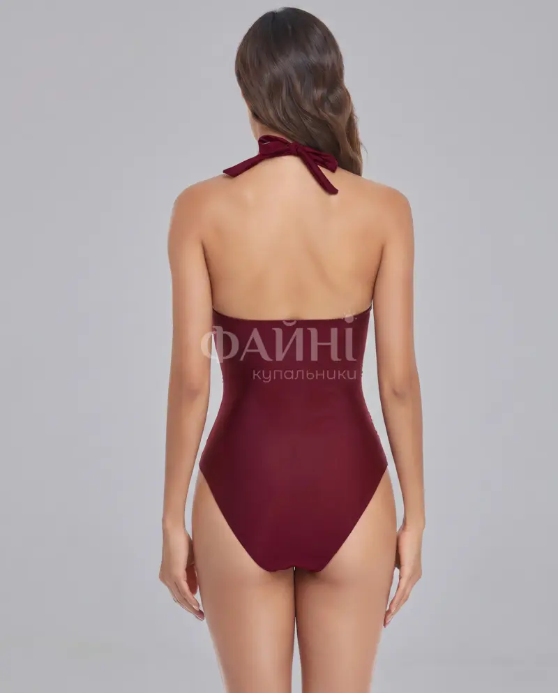 Kupalniki_com_ua 428 08 2 V1 Жінка в маронному купальнику з вузьким шнуром