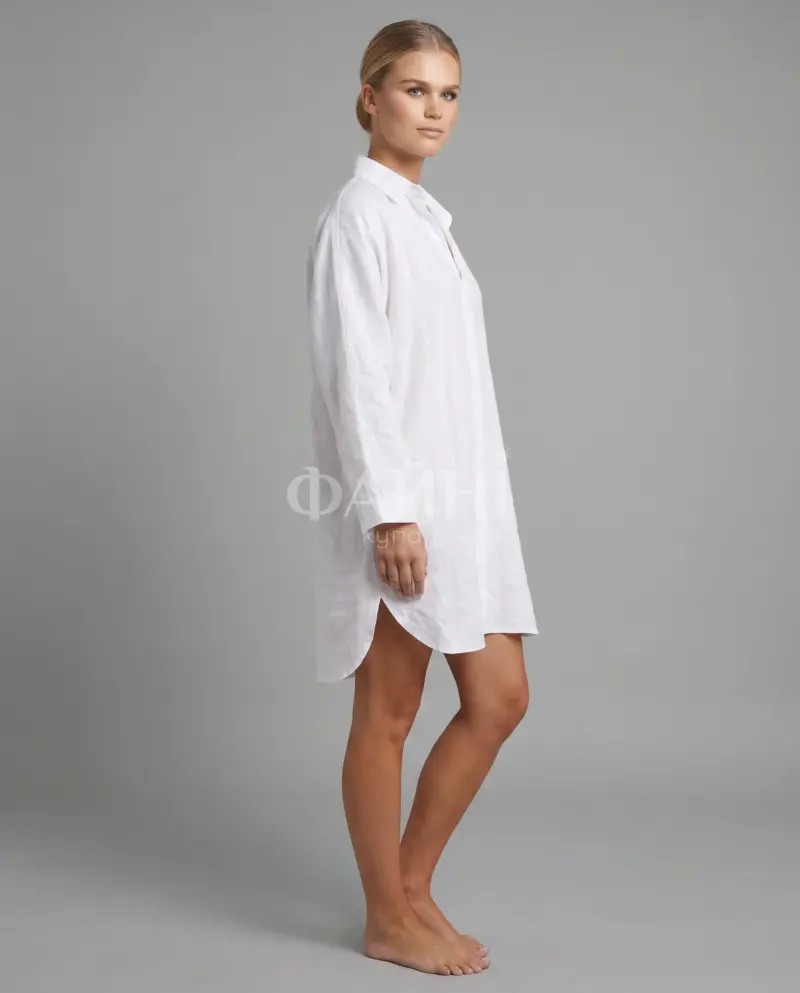 Kupalniki.com_.ua_405 55_6 Біла сорочка-сукня на моделі